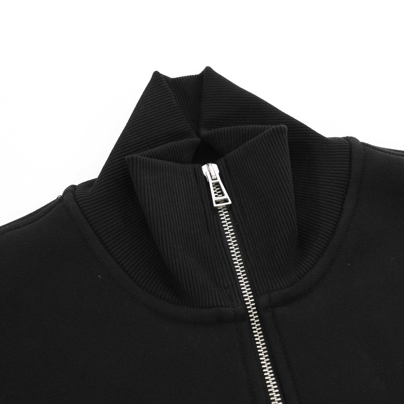 Belstaff Hockley Quarter Zip Sweat Top in Black Zip