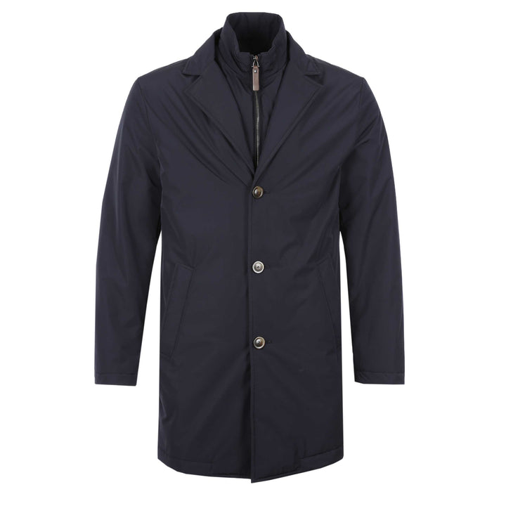 Canali Rain Coat in Navy Canali Norton Barrie