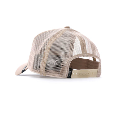 Goorin Bros The King Lion Trucker Cap in Khaki Back