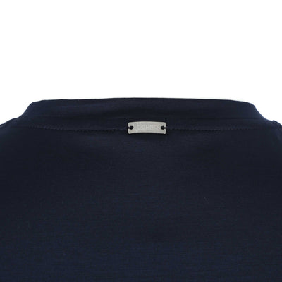 Herno Jersey Stretch T-Shirt in Navy Nape Logo