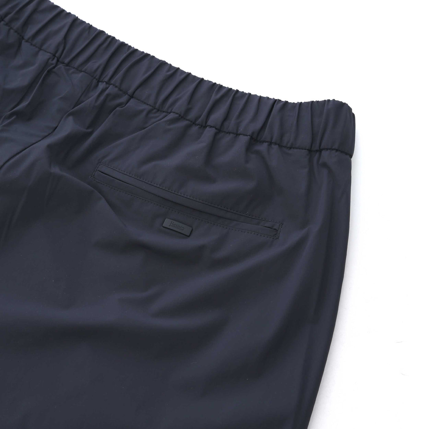 Herno Pantalone Nylon Maestro Trouser in Navy Pocket