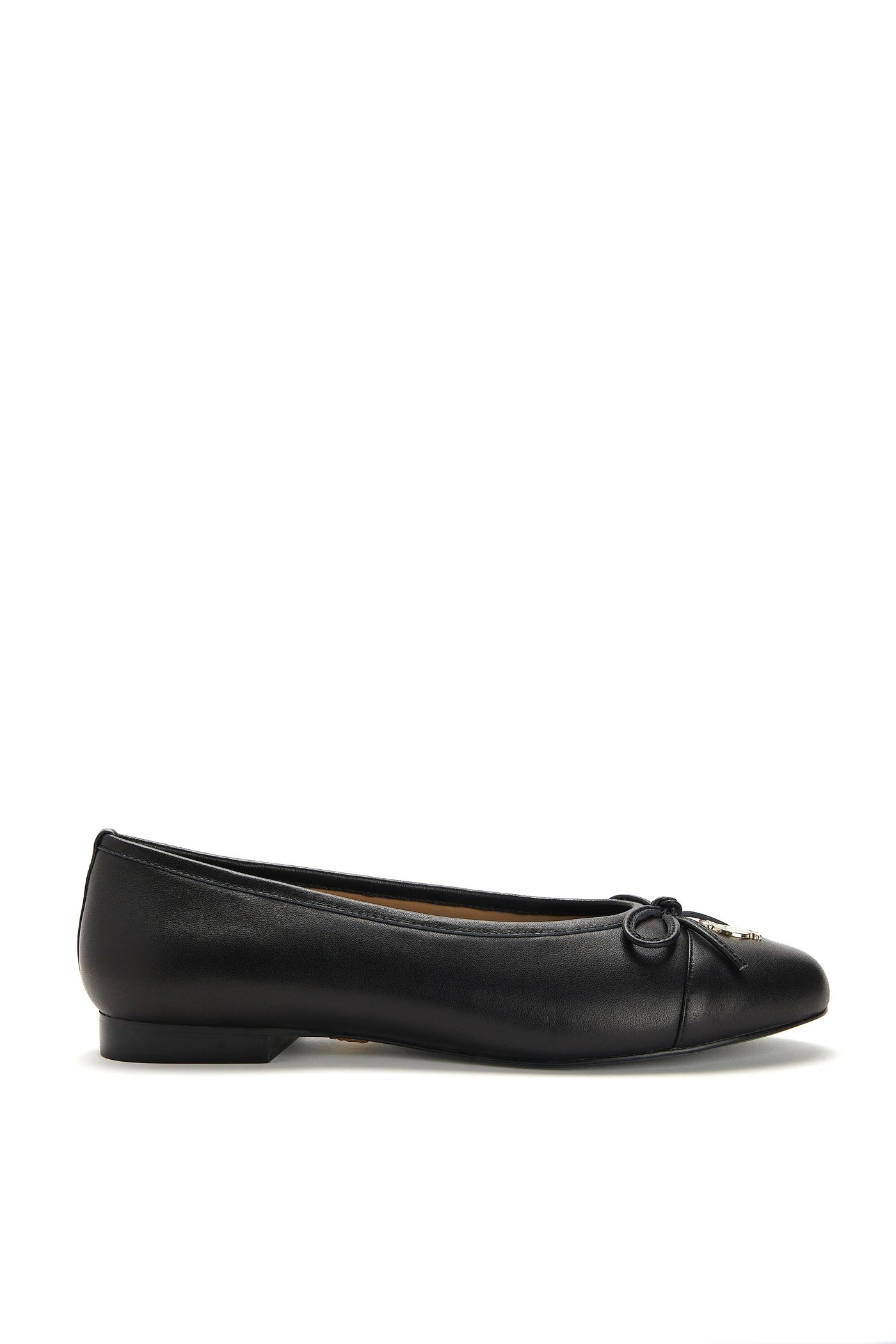 Holland Cooper Ballet Shoe in Black Side