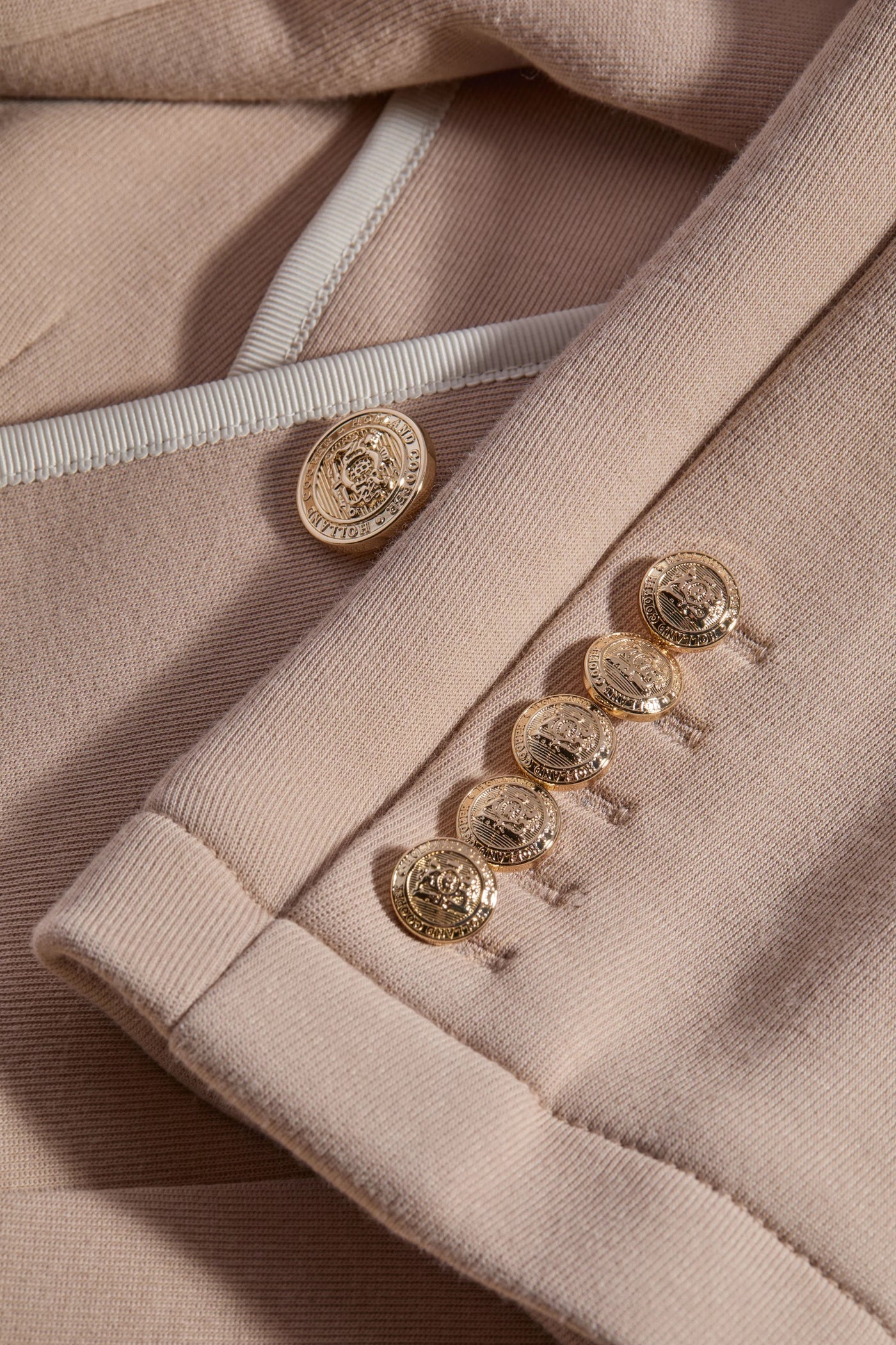 Holland Cooper Henley Ladies Blazer in Camel Detail