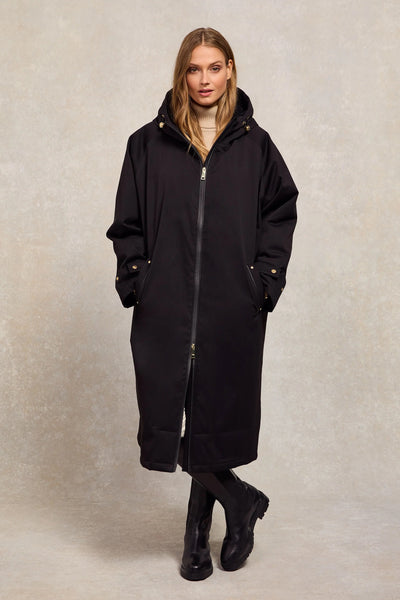 Holland Cooper One Size Waterproof Coat in Black