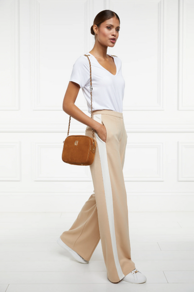 Holland Cooper Wide Leg Pant in Camel Bag Image