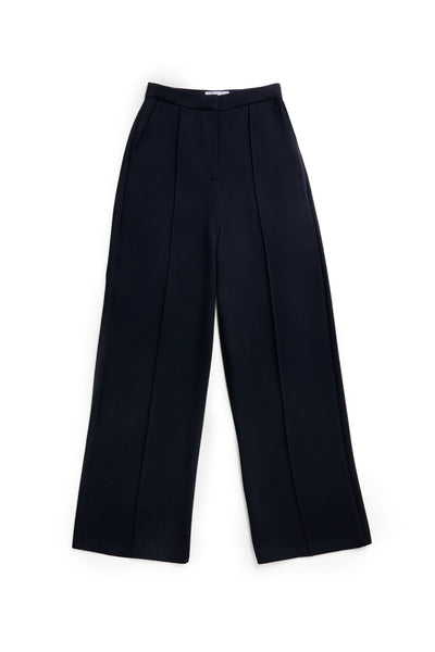 Holland Cooper Wide Leg Pant in Navy Navy Front