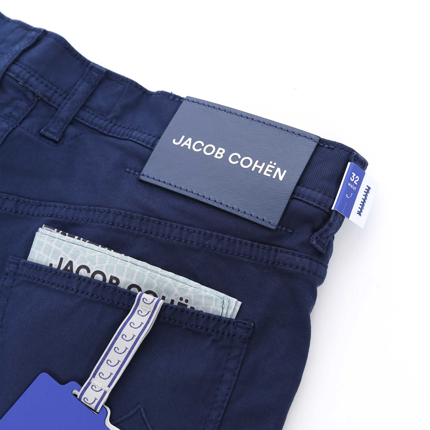 Jacob Cohen Nicholas Short in Royal Blue Logo