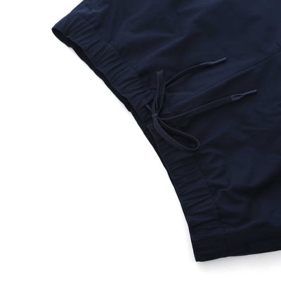 Moose Knuckles Logo Shorts Swim Short in Navy Waist