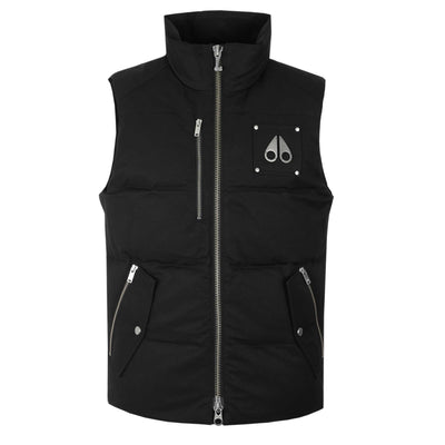 Moose Knuckles Westmount Gilet in Black Front