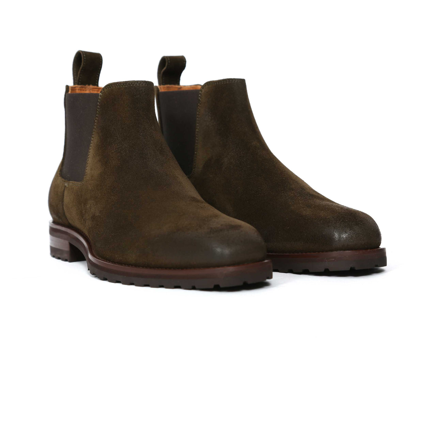 Oliver Sweeney Arditi Boot in Khaki Suede Pair