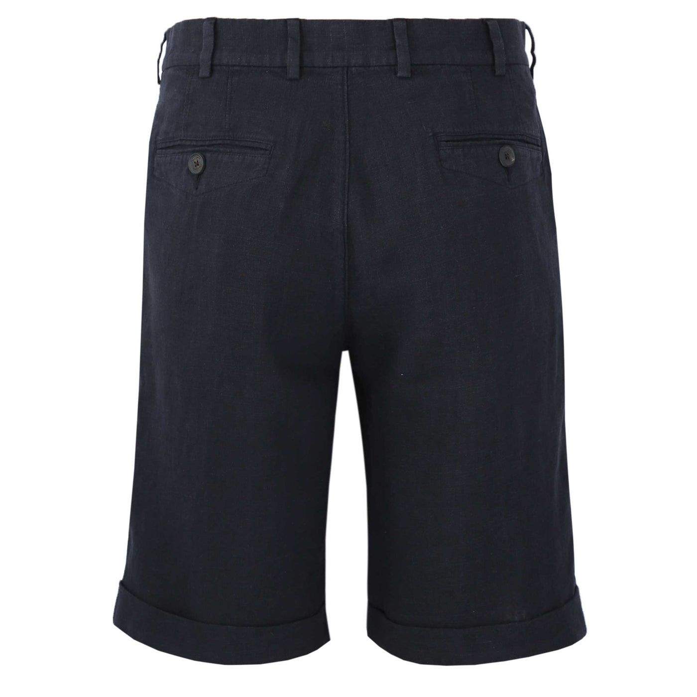 Oliver Sweeney Chatham Linen Short in Navy Back