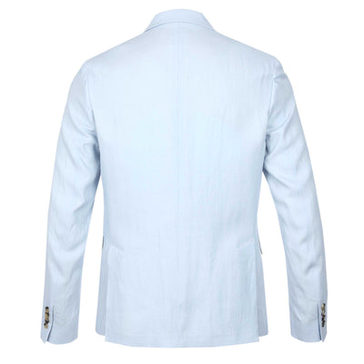 Paul Smith 2 Button Jacket in Sky Blue Back