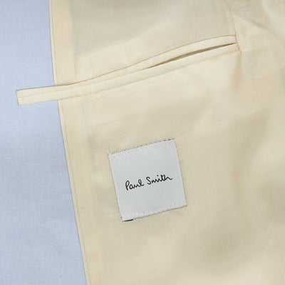 Paul Smith 2 Button Jacket in Sky Blue Detail