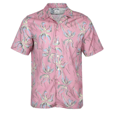 Paul Smith Casual Fit SS Shirt in Pink