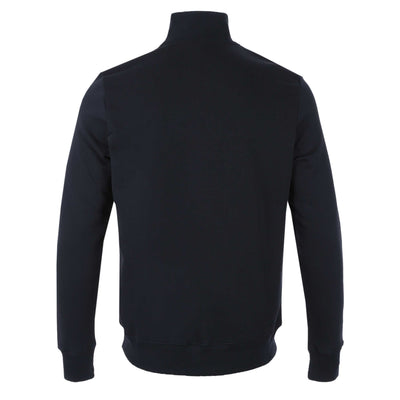 Paul Smith Half Zip Sweat Top in Dark Navy Back