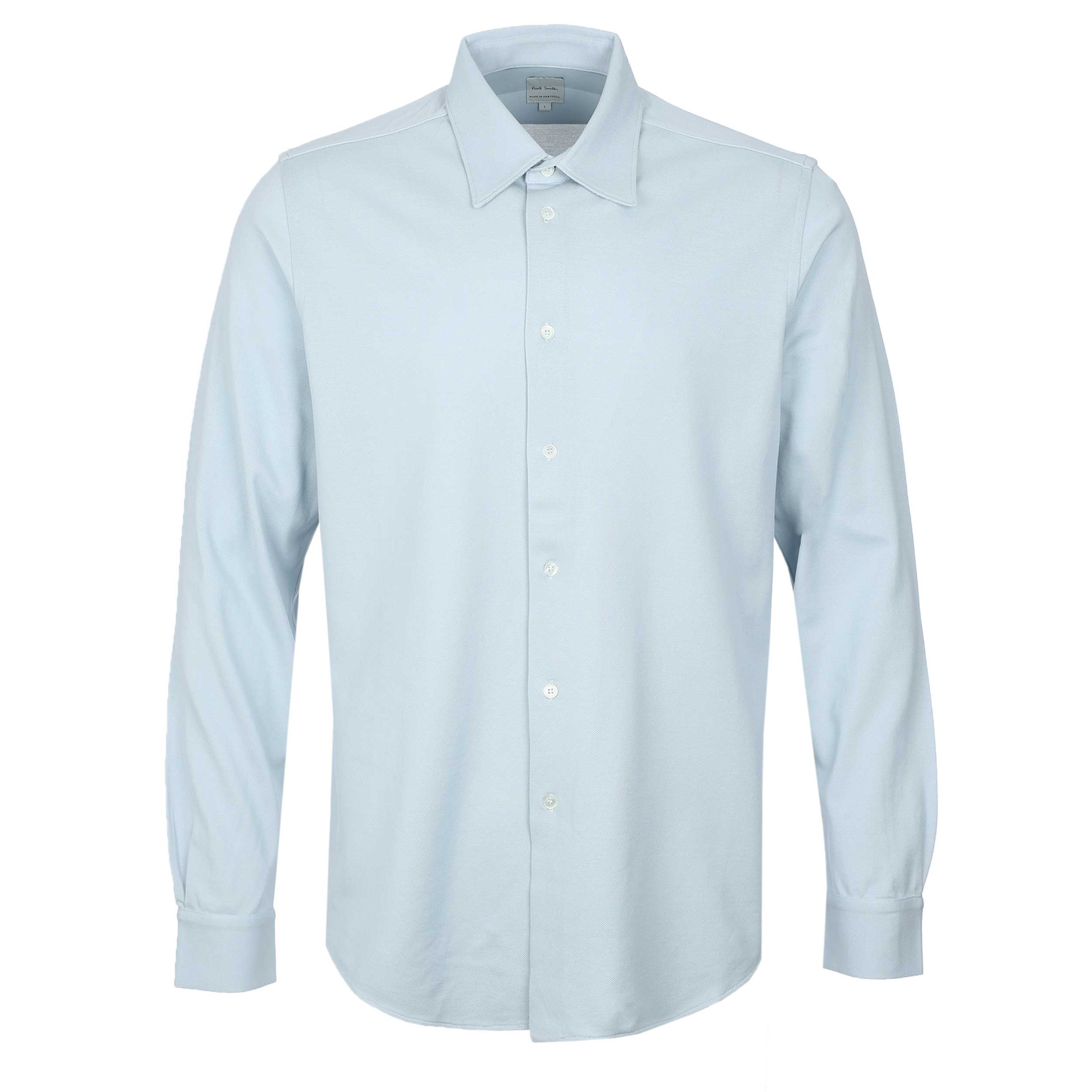 Paul Smith Pique Shirt in Sky Blue