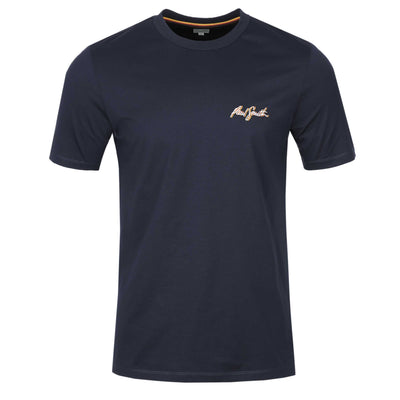Paul Smith Shadow Logo T Shirt in Dark Navy