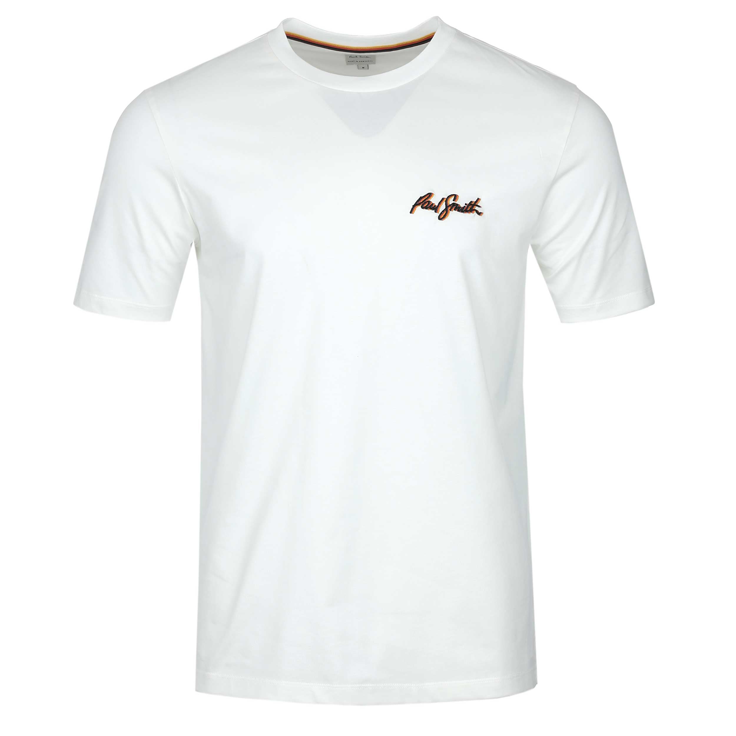 Paul Smith Shadow Logo T Shirt in White
