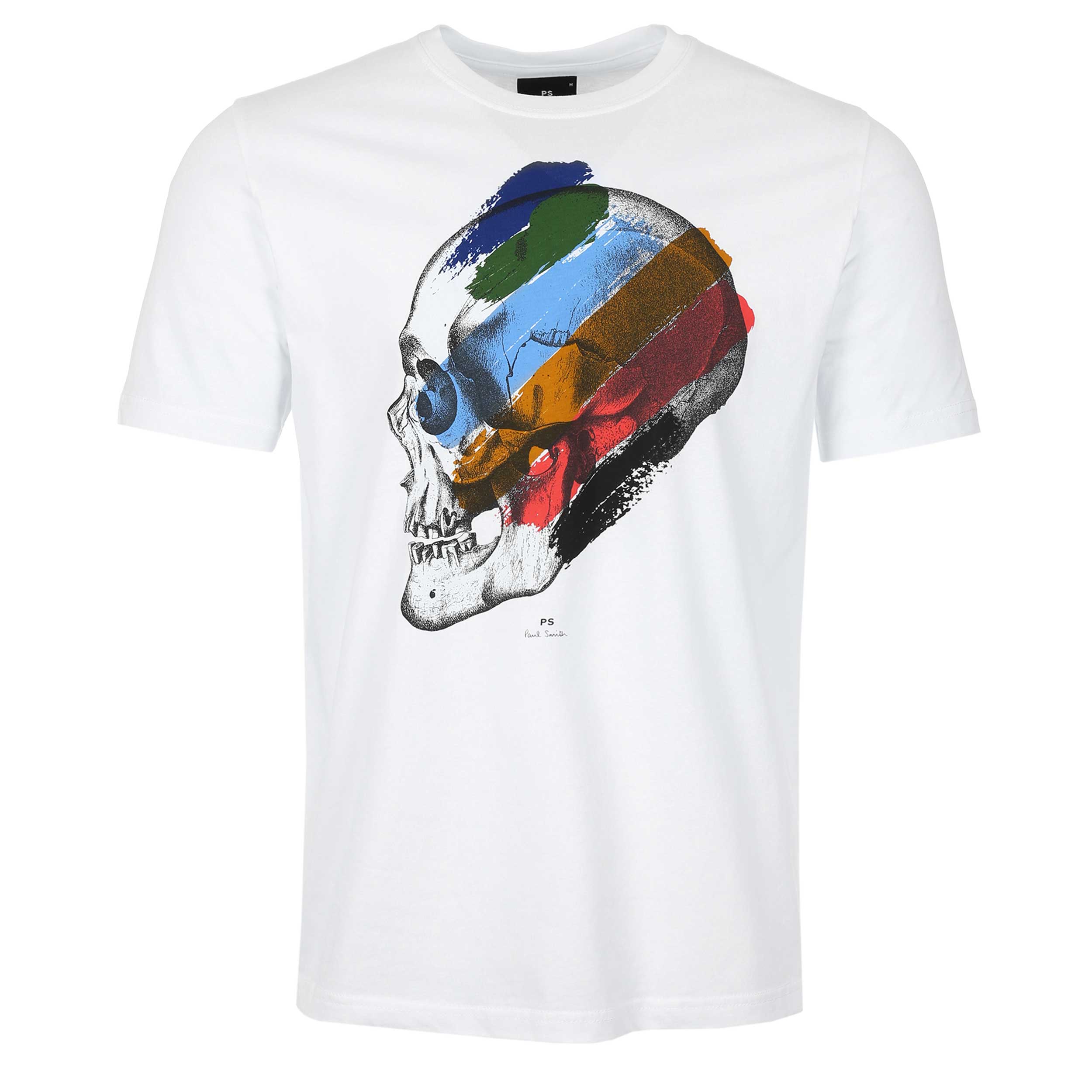 Paul Smith Stripe Skull T Shirt in White – Norton Barrie