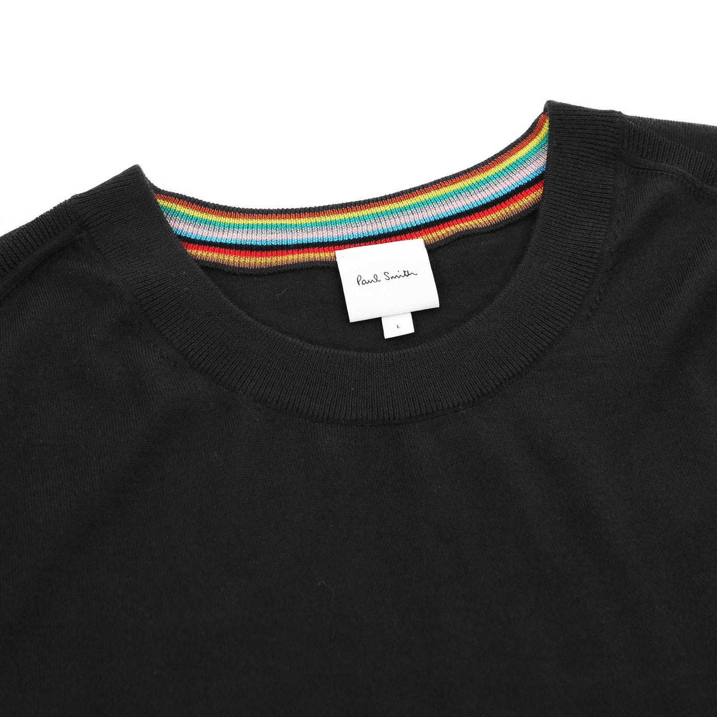 Paul Smith Sweater Crew Neck in Black Collar