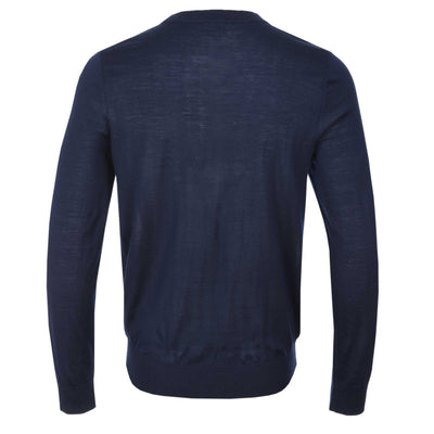 Paul Smith Sweater Crew Neck in Navy Back