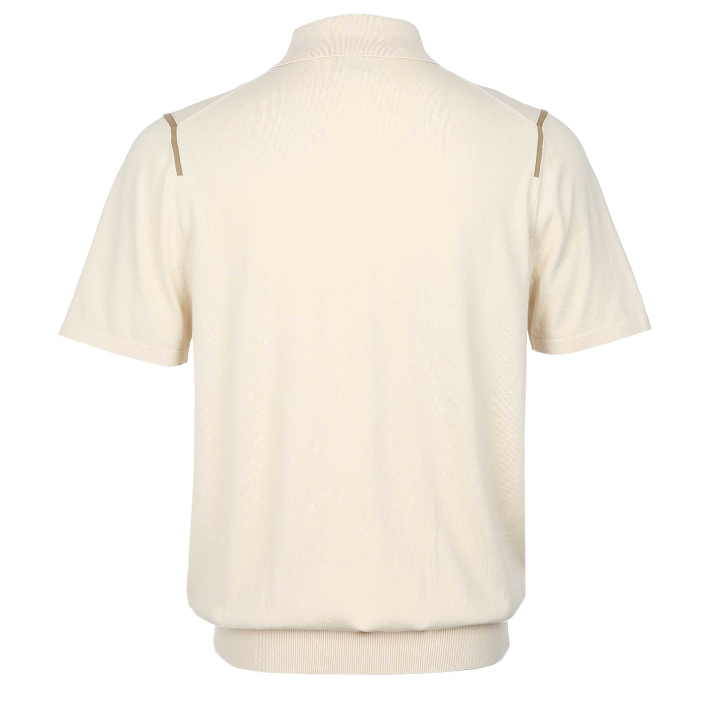 Paul Smith Sweater SS Polo in Off White Back