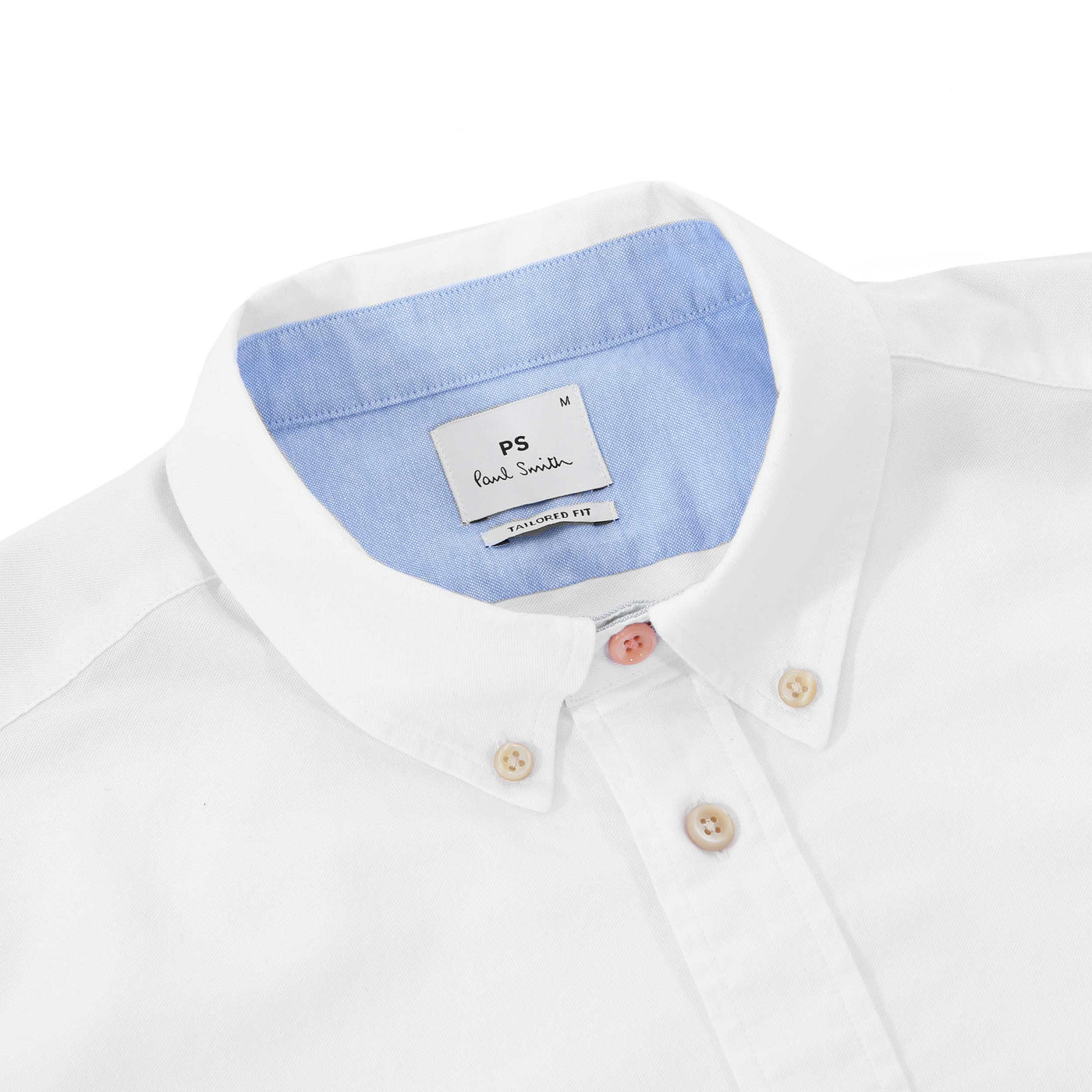 Paul Smith Tailored Fit BD Shirt in White Collar