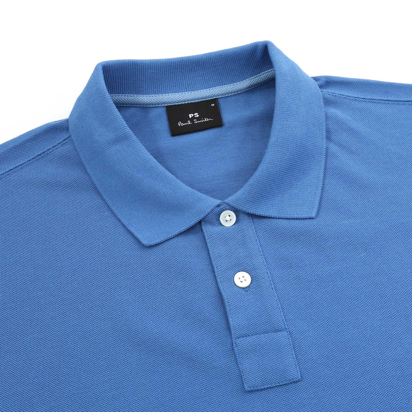 Paul Smith Zebra Badge Polo Shirt in Blue collar