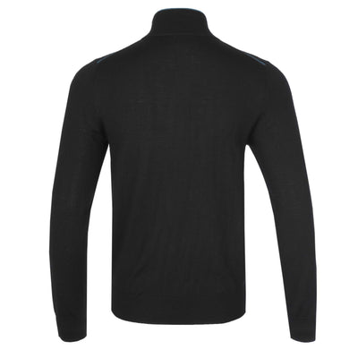 Paul Smith Zip Neck Knitwear in Black Back