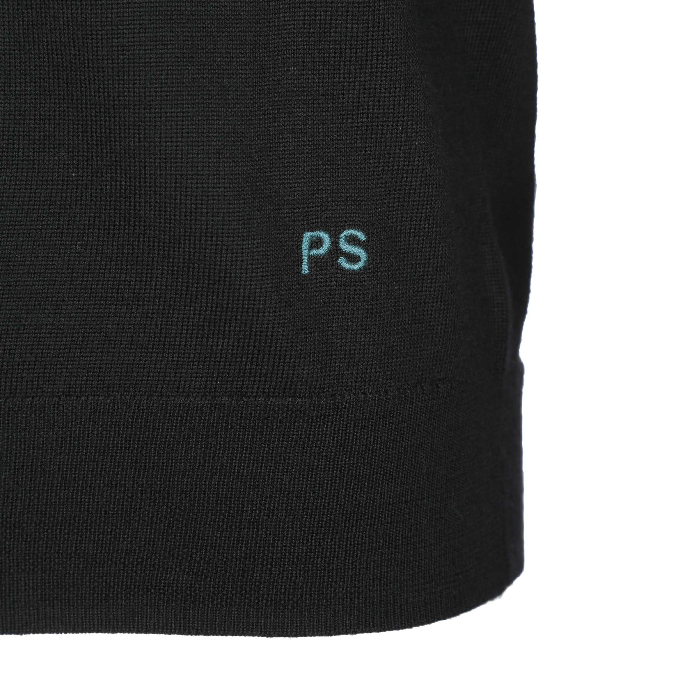 Paul Smith Zip Neck Knitwear in Black Logo