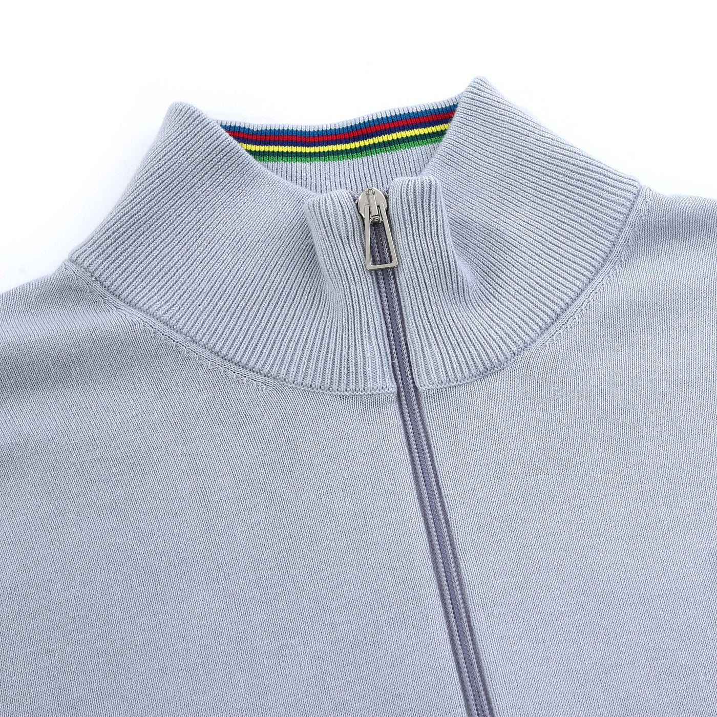 Paul Smith Zip Zeb Bad Knitwear in Grey Zip