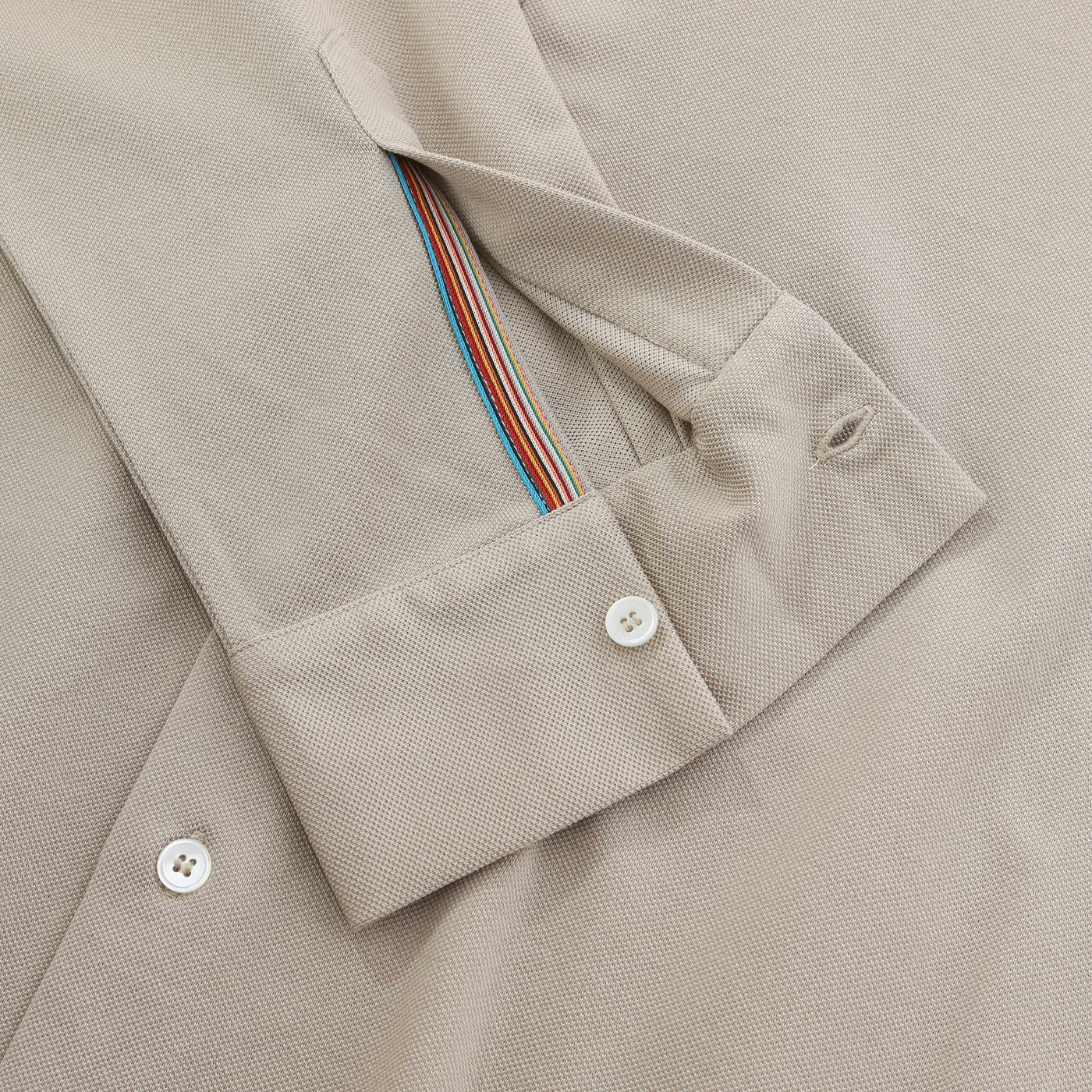 Paul Smith Pique Shirt in Beige Cuff