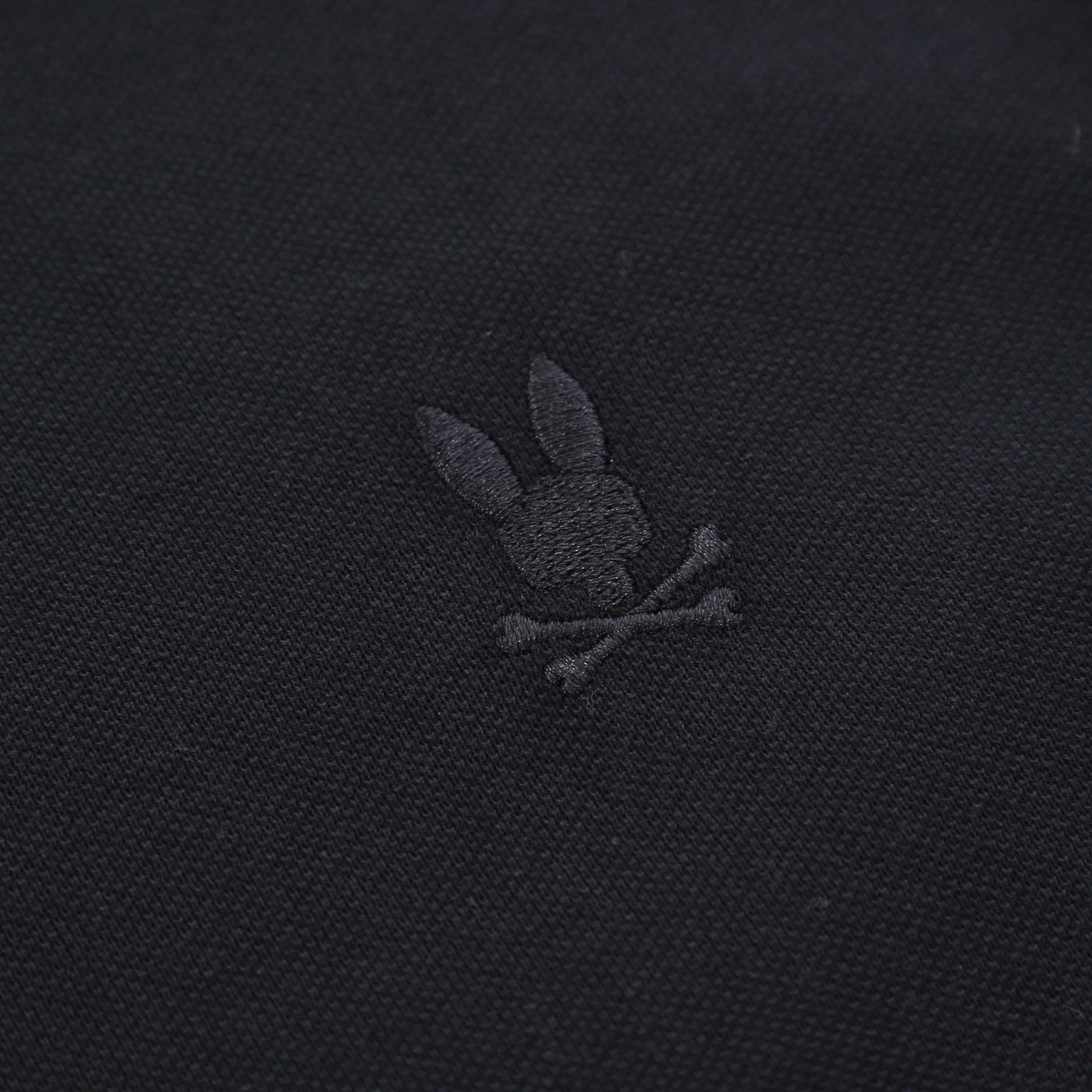 Psycho Bunny Austin Pique Oxford Shirt in Black Logo