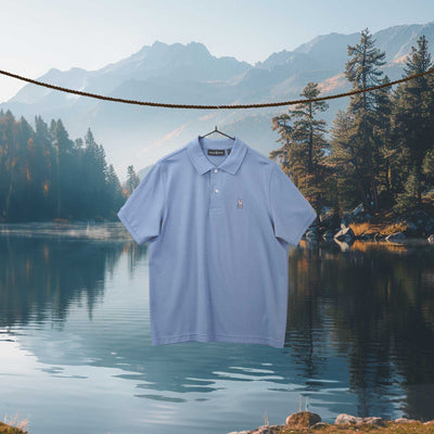 Psycho Bunny Classic Polo Shirt in Serenity Sky Blue