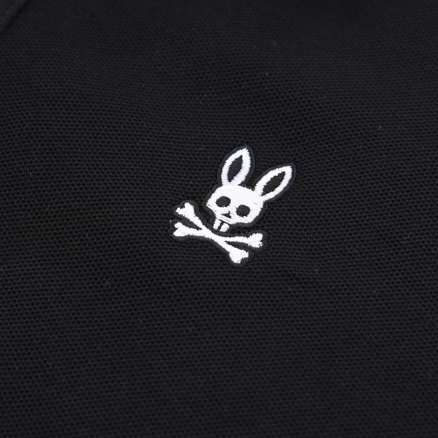 Psycho Bunny The Bradford Pique Polo Shirt in Black Logo