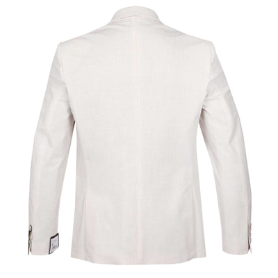 Remus Uomo Massa Jacket in Cream Back