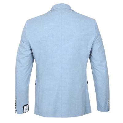 Remus Uomo Massa Jacket in Light Blue Back