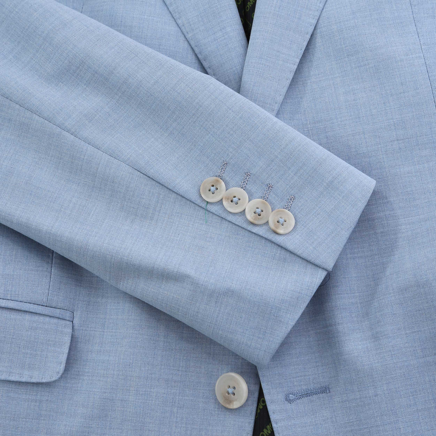 Remus Uomo Massa Jacket in Light Blue Cuff