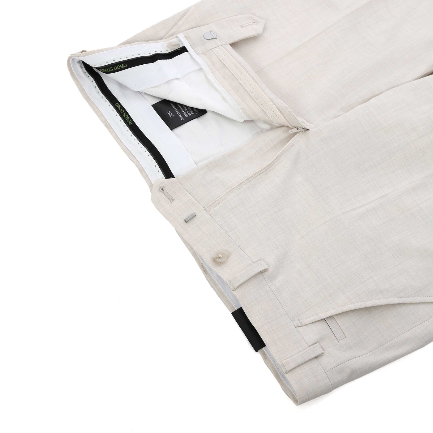 Remus Uomo Massa Trouser in Cream Fly