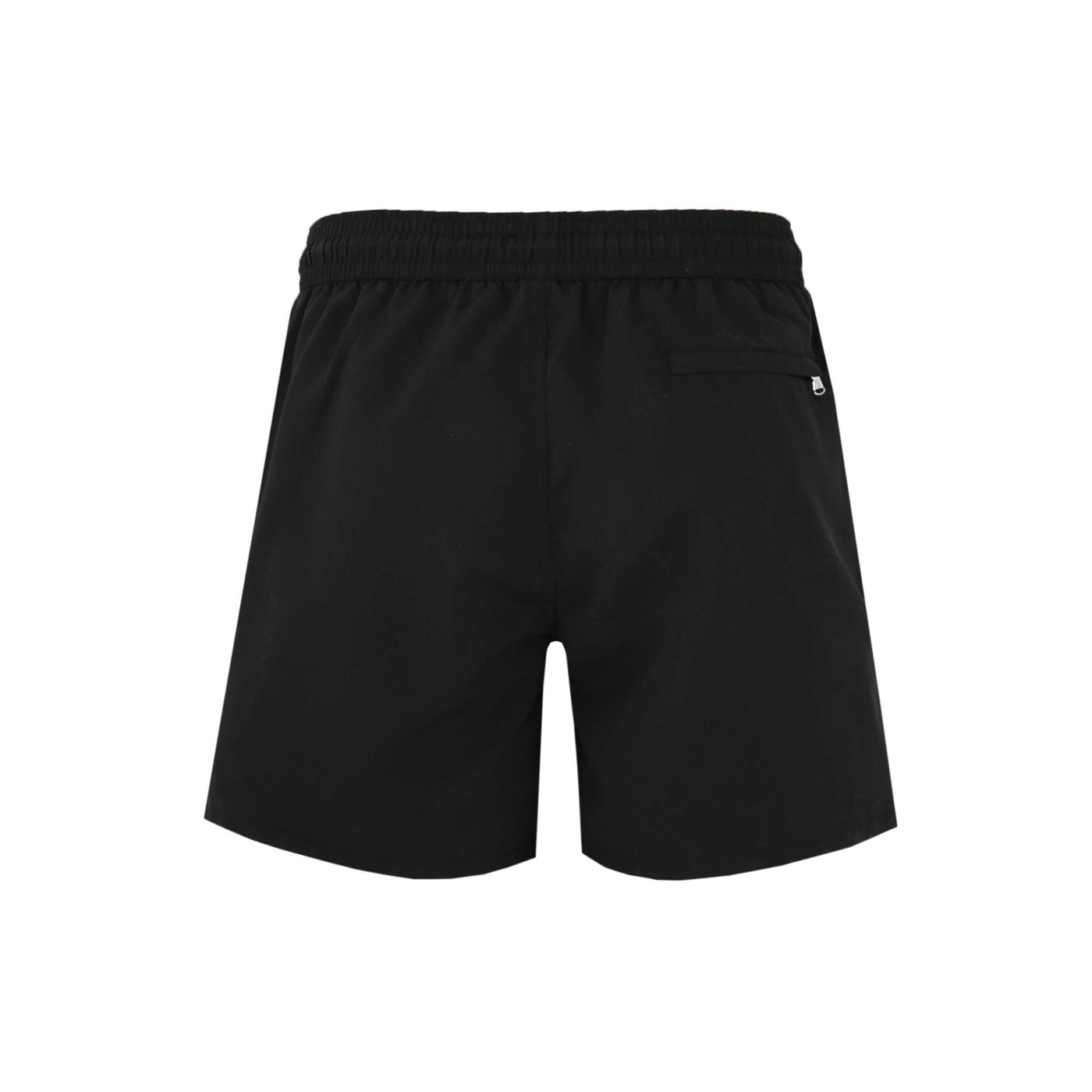 Sandbanks Badge Logo Swim Shorts in Black Back