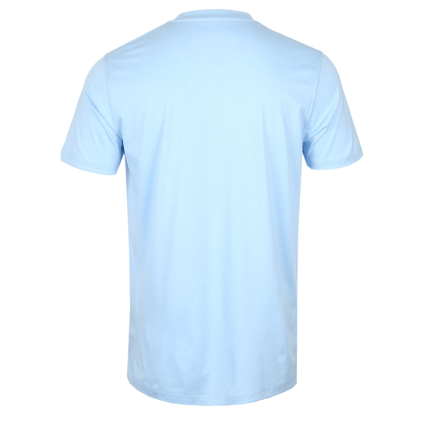 Thomas Maine Liquid Cotton Lux T-Shirt in Sky Blue Back