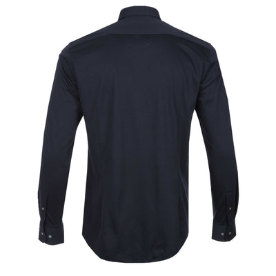 Thomas Maine Roma Modern Stretch Shirt in Navy Back