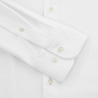 Thomas Maine Roma Modern Stretch Shirt in White sleeve