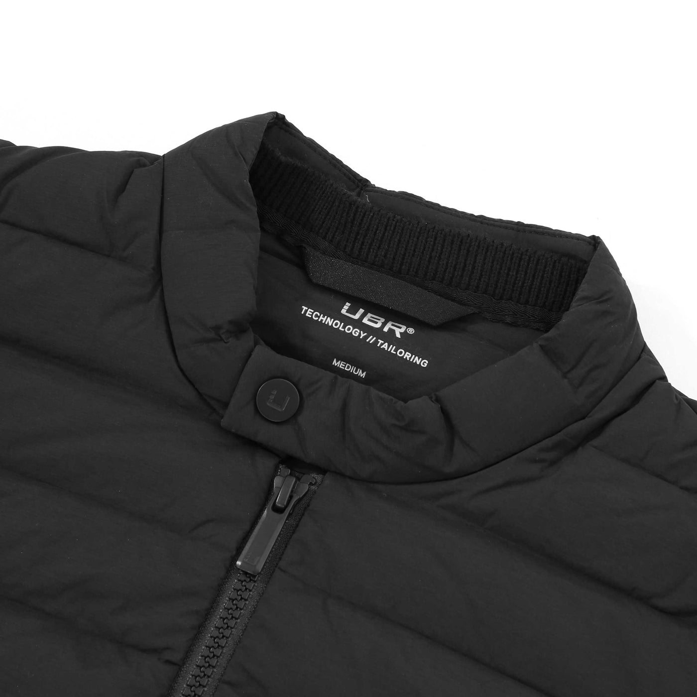 UBR Supersonic Savile Jacket in Black Neck