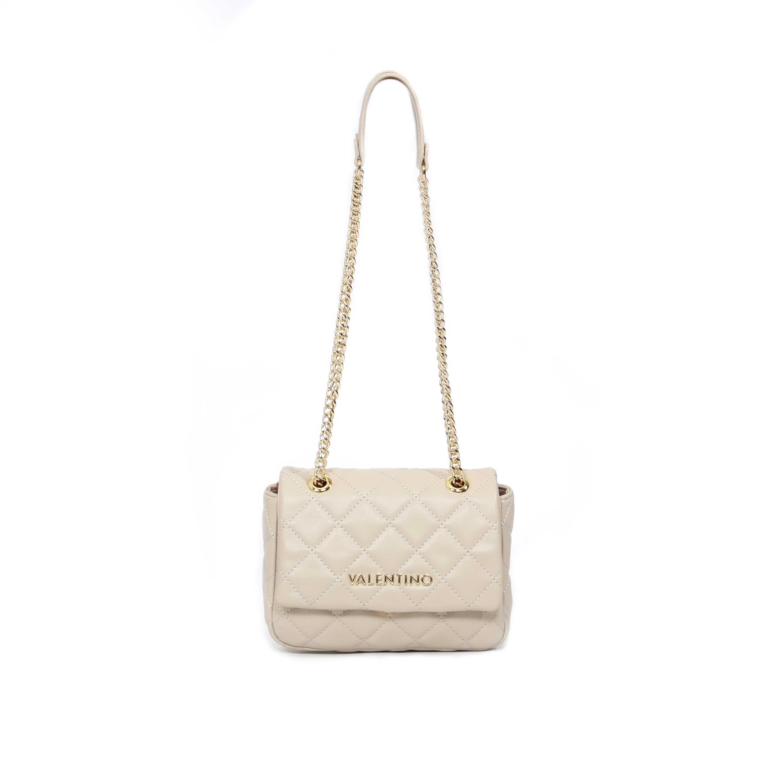 Valentino Bags Ocarina Ladies Shoulder Bag in Ecru