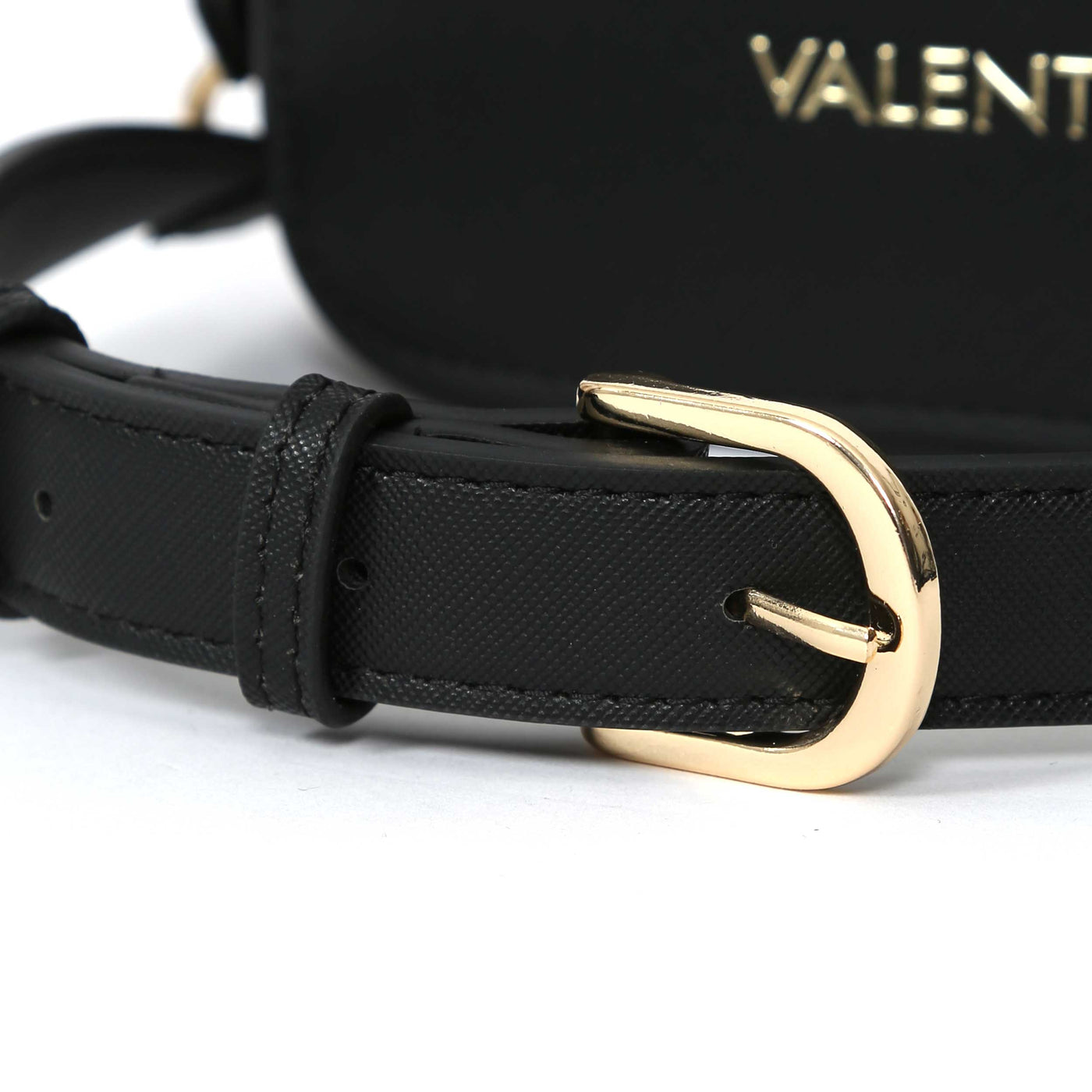 Valentino Bags Zero RE Camera Bag in Black buckle