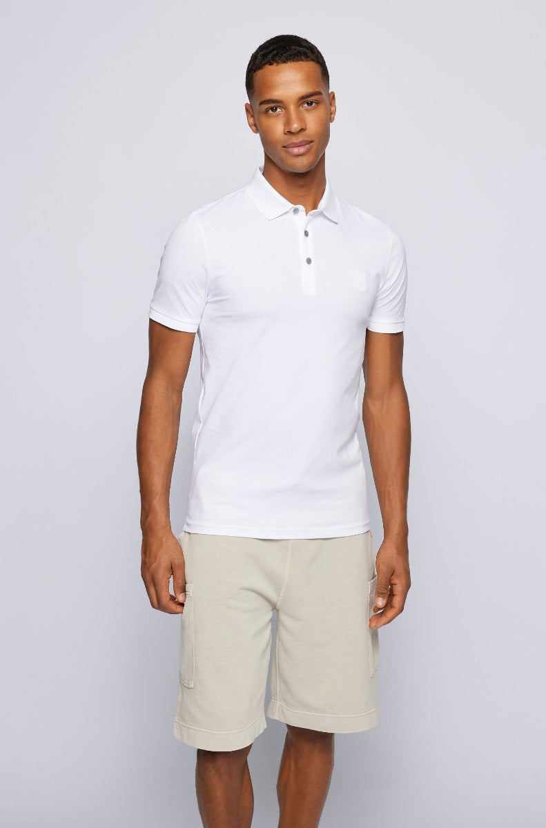 BOSS Passenger Polo Shirt in White