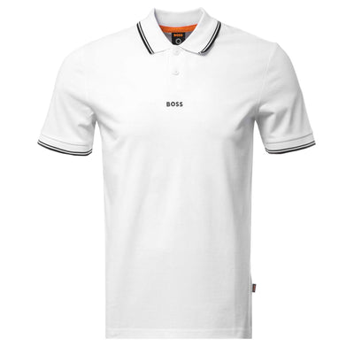 BOSS Pchup Polo Shirt in White