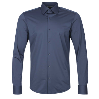 BOSS P JOE Kent C1 222 Shirt in Navy Blue