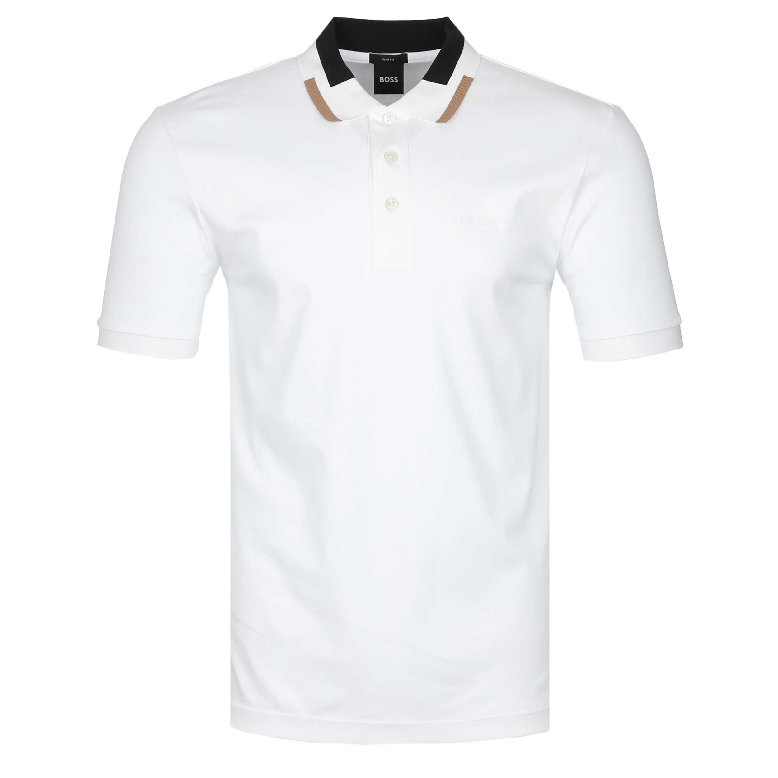 BOSS Phillipson 107 Polo Shirt in White | BOSS | Norton Barrie